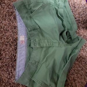Green shorts
